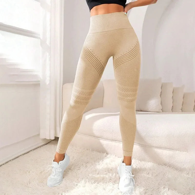 Seamless High Waist Yoga Leggings Ultimate Comfort  Fit - IRON GODDESS