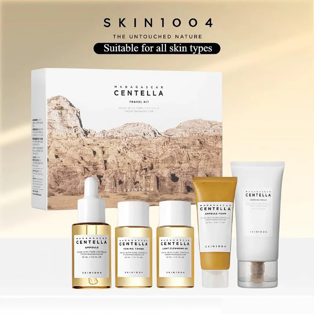 Madagascar Centella Travel Set Essential Soothing Skincare Routine - IRON GODDESS