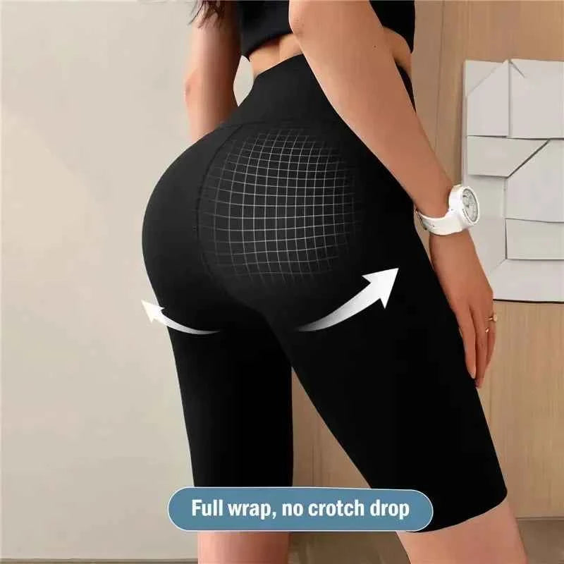HighWaist PushUp Gym Yoga Sports Shorts
