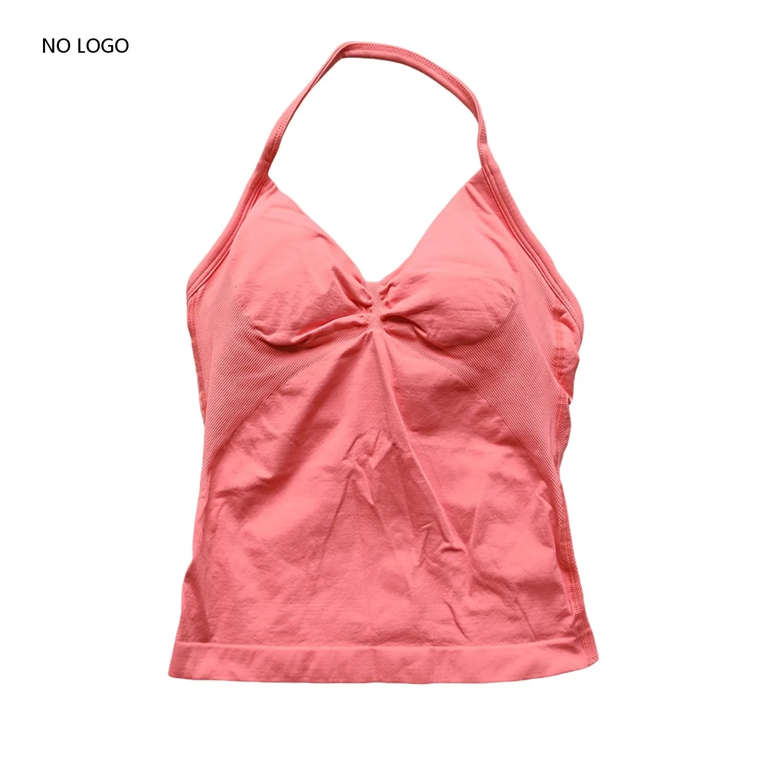 ARFTE Longline Strappy Gym Top Backless Gym Clothes Women Scrunch Built-in Bra With Removable Cups Yoga Tank Tops - IRON GODDESS