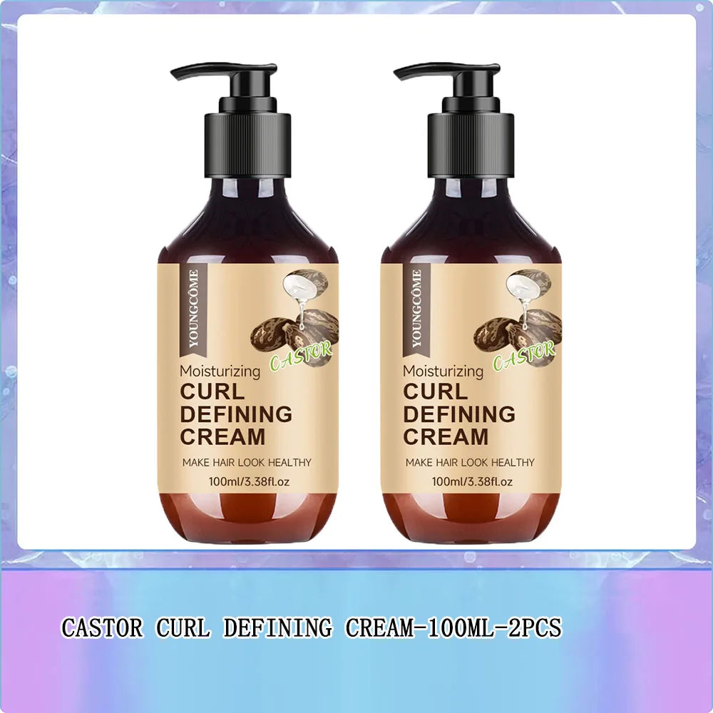 Castor Oil Curl Activator Defined HumidityResistant NonGreasy Coils - IRON GODDESS