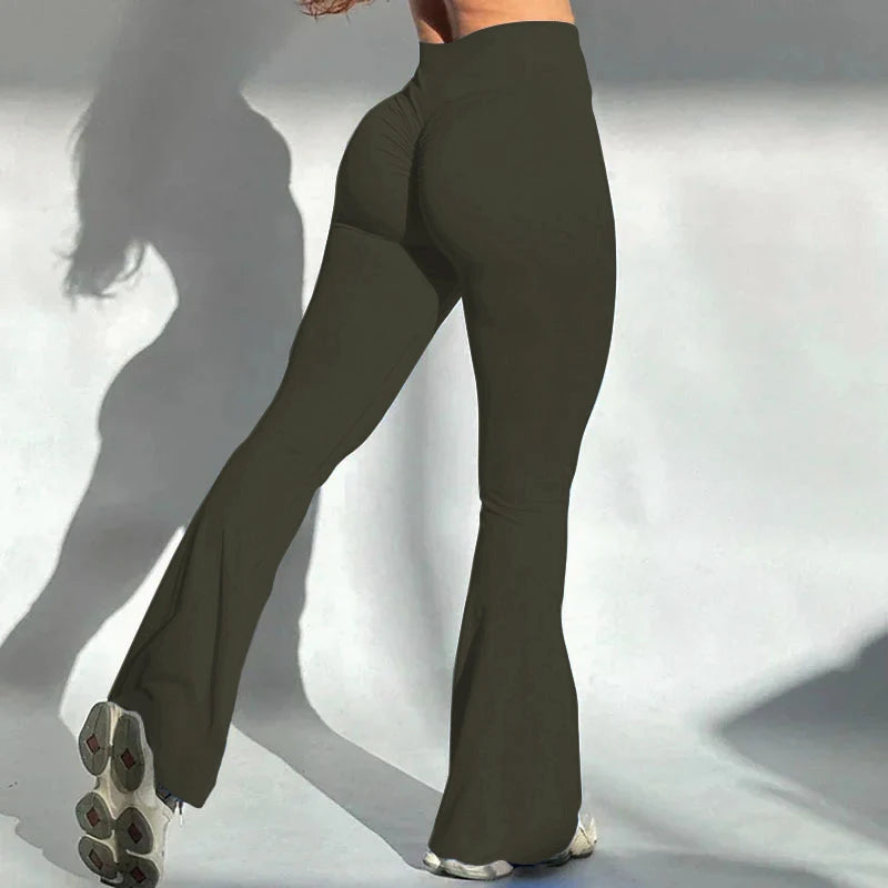 scrunch butt High Waist Workout Yoga Leggings Fitness Butt Lifting Scrunch Butt Sports Gym Pants Women - IRON GODDESS