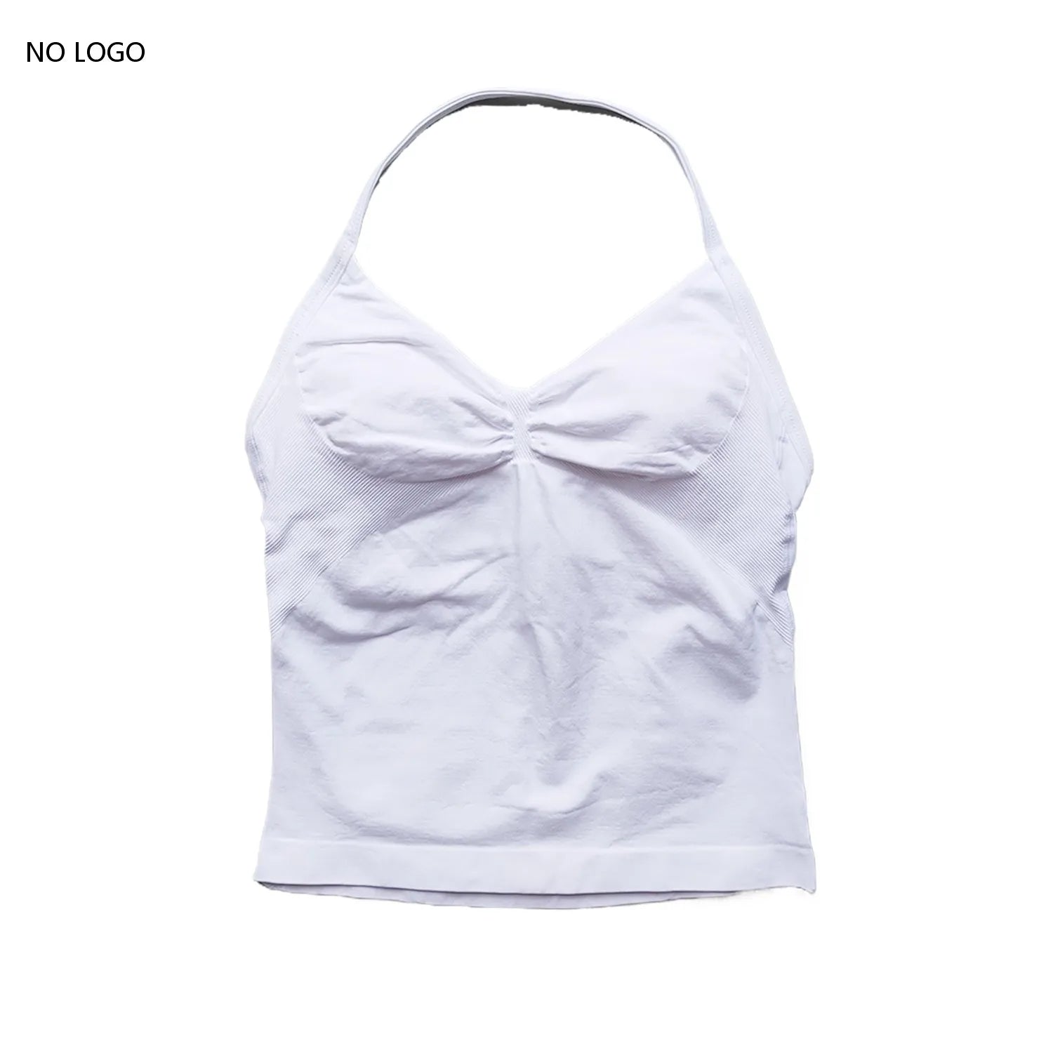 ARFTE Longline Strappy Gym Top Backless Gym Clothes Women Scrunch Built-in Bra With Removable Cups Yoga Tank Tops - IRON GODDESS
