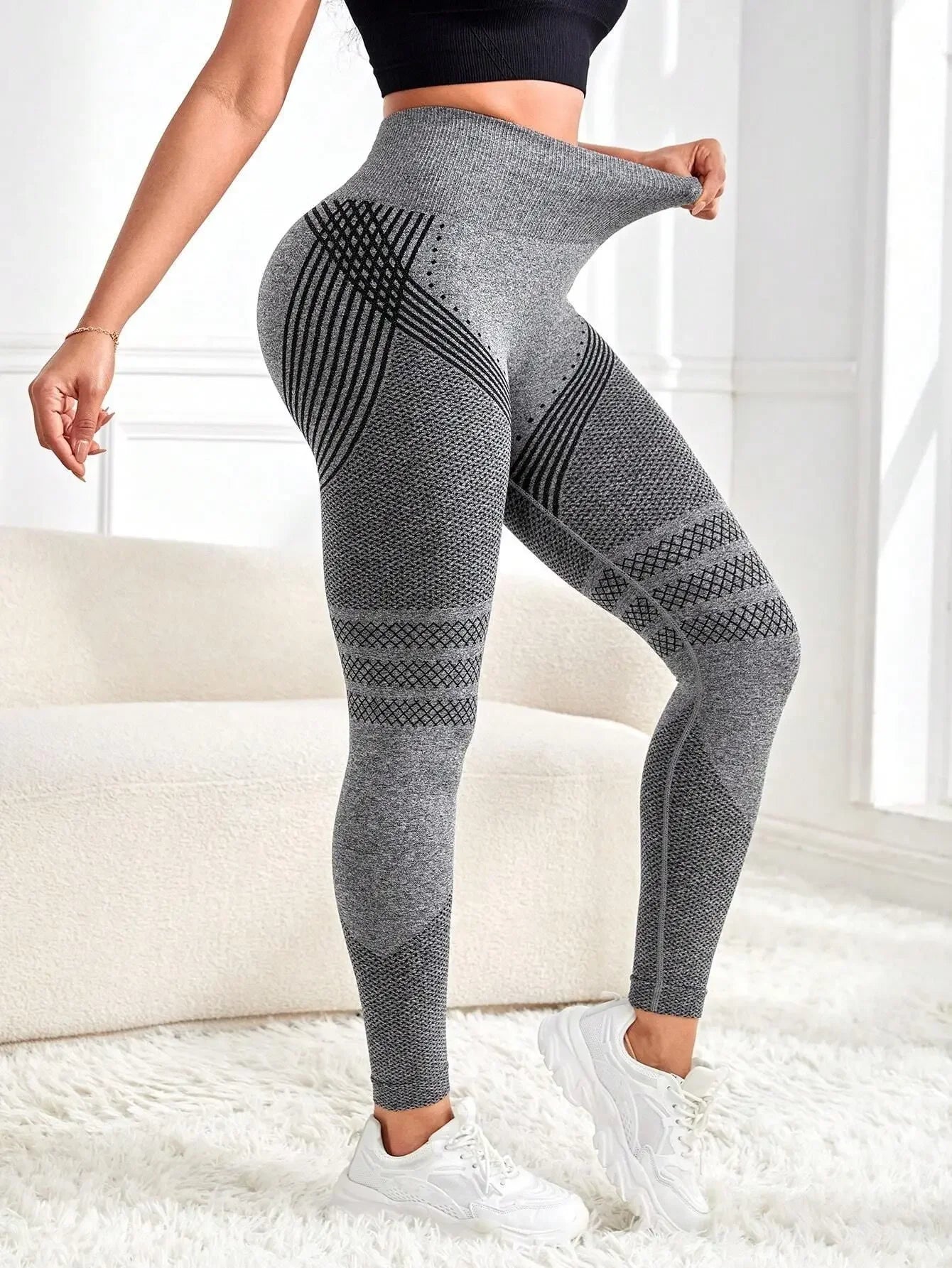 Seamless High Waist Yoga Leggings Ultimate Comfort  Fit - IRON GODDESS