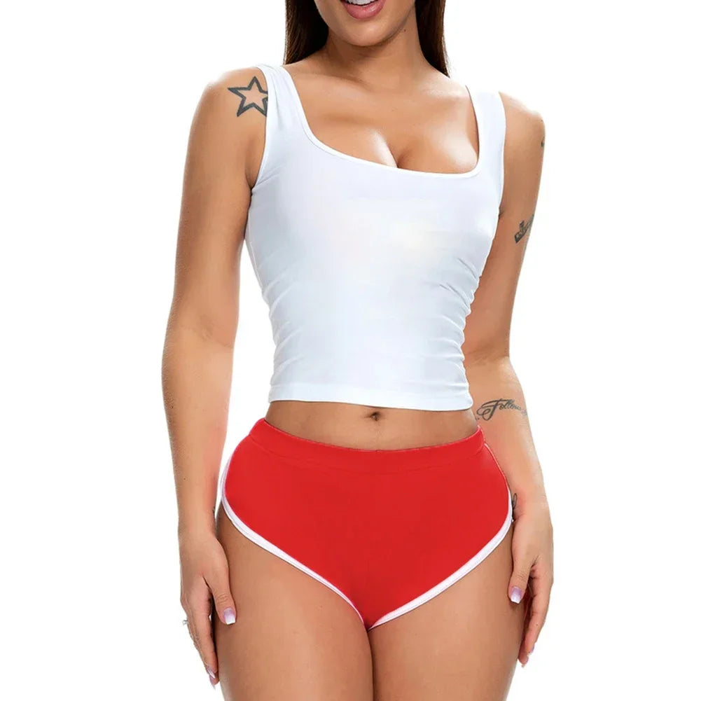 Women's Shorts Summer Casual Loose Yoga Sport Gym Fitness Workout Hot Pants Push Up Training Tights Pocket Short Woman Clothing - IRON GODDESS