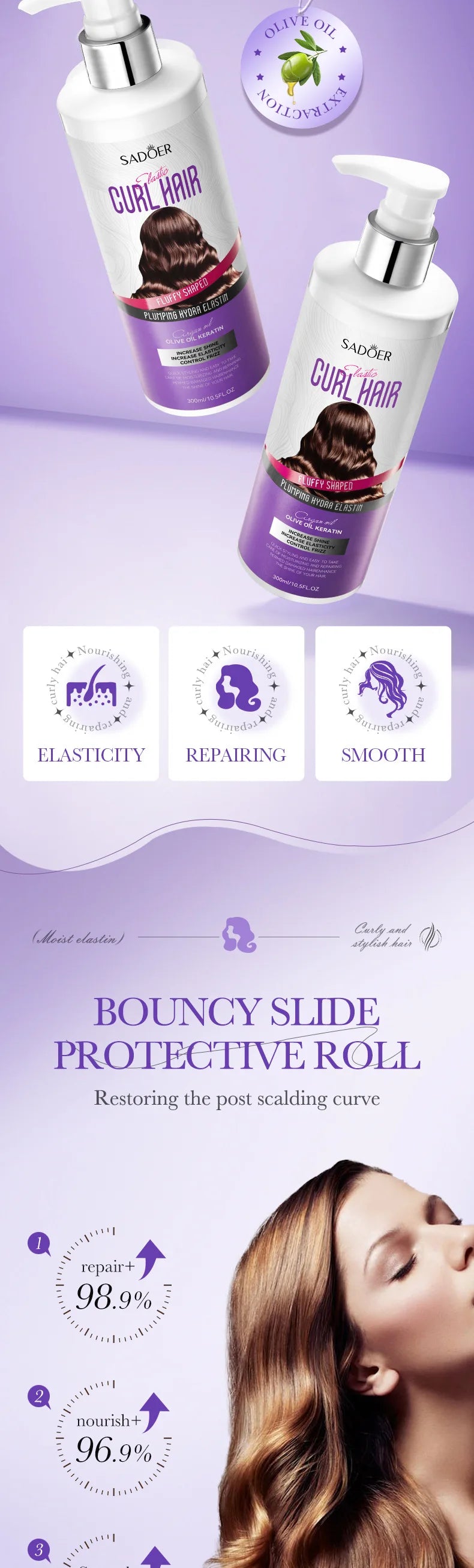 Nourishing Curl Essence Hydrate  Style Prevent Dryness - IRON GODDESS