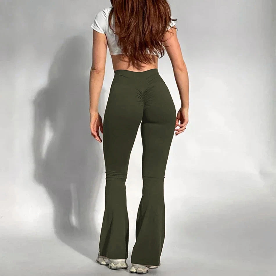 scrunch butt High Waist Workout Yoga Leggings Fitness Butt Lifting Scrunch Butt Sports Gym Pants Women - IRON GODDESS