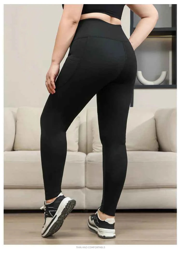 Plus Size Shark Pants HighWaisted ButtLifting Yoga Tights