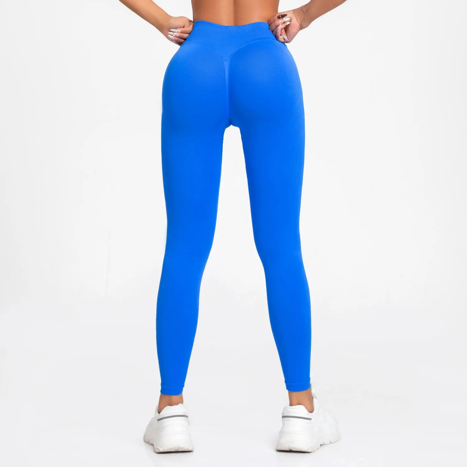 NCLAGEN Impact Leggings Women Seamless Sports Yoga Pants Low Ribbed Band Gym clothes Fitness Workout wear Scrunch Bum Tights - IRON GODDESS