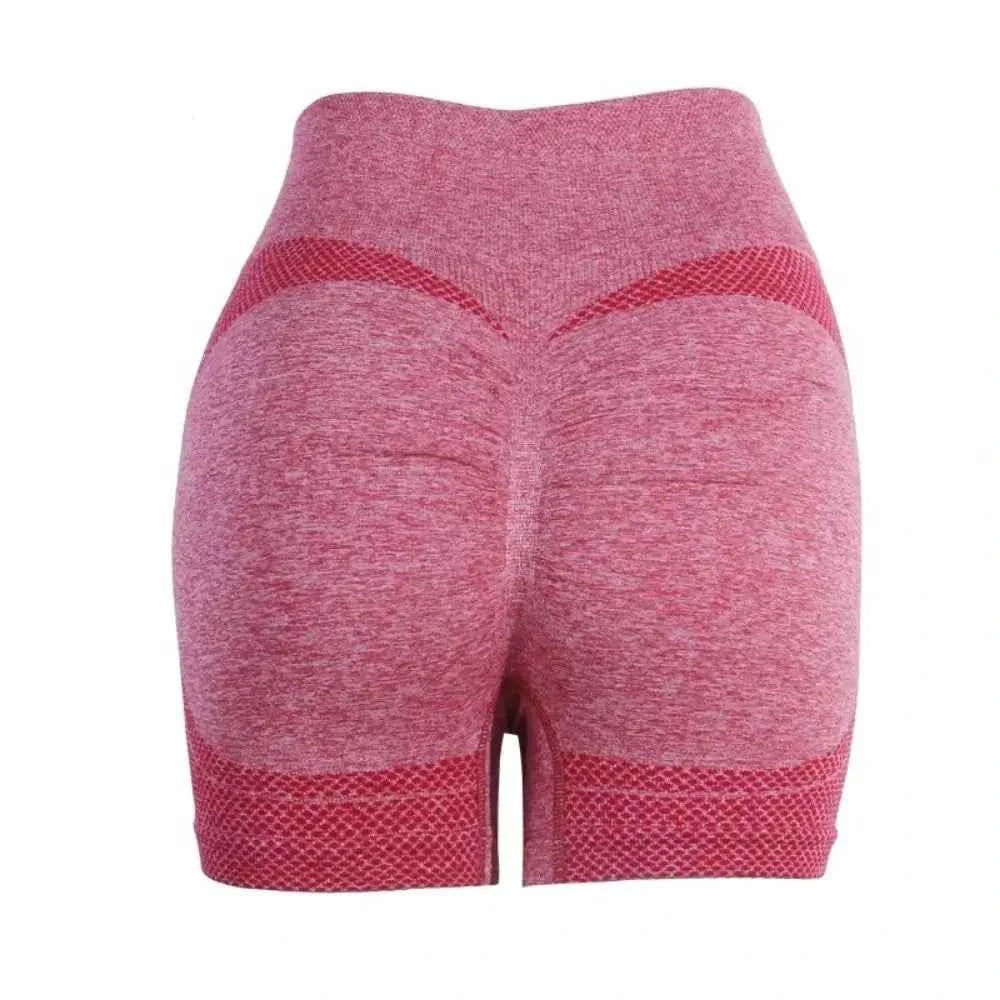 Seamless High Waist Slim Fit Yoga Shorts for Women