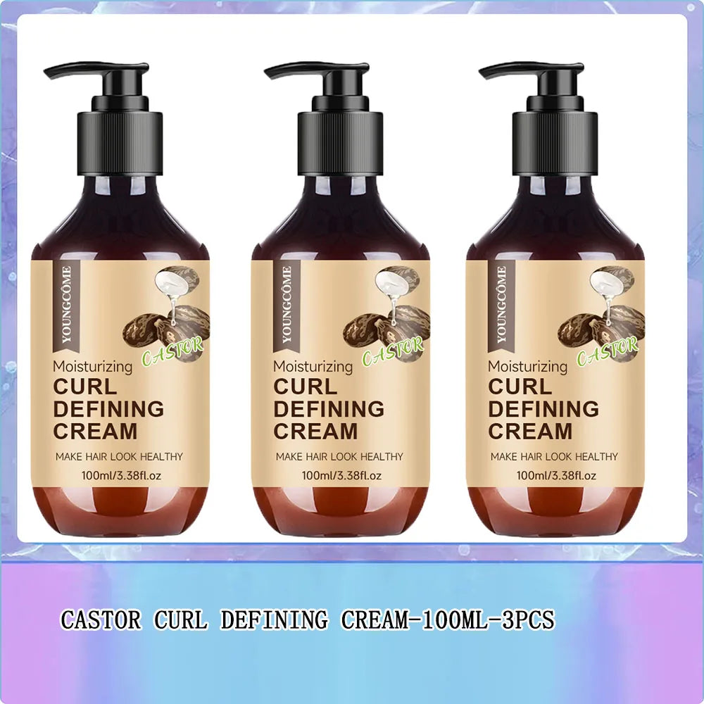 Castor Oil Curl Activator Defined HumidityResistant NonGreasy Coils - IRON GODDESS
