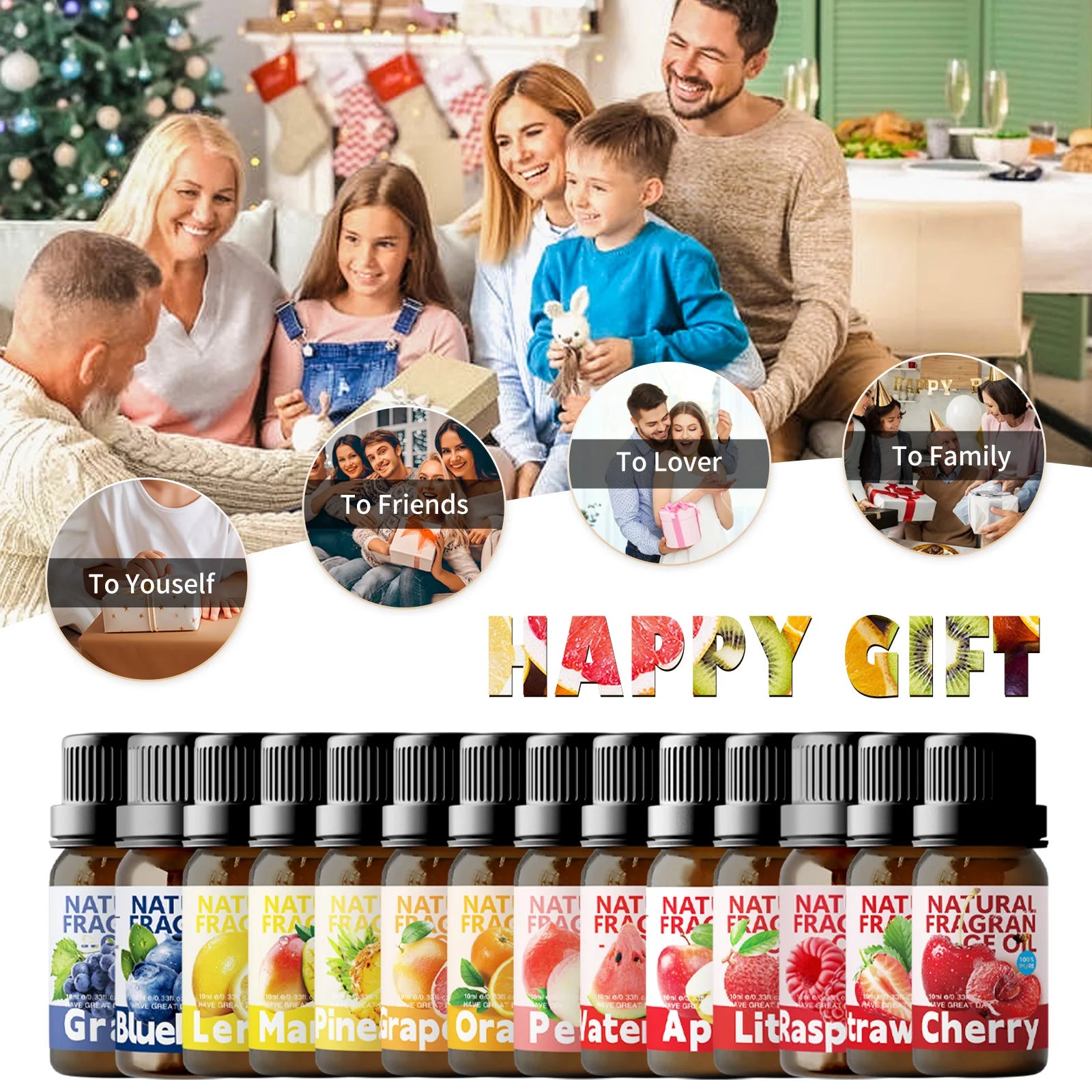 10ml Lemon Aroma Oil Skin Car Home Travel Gifts - IRON GODDESS