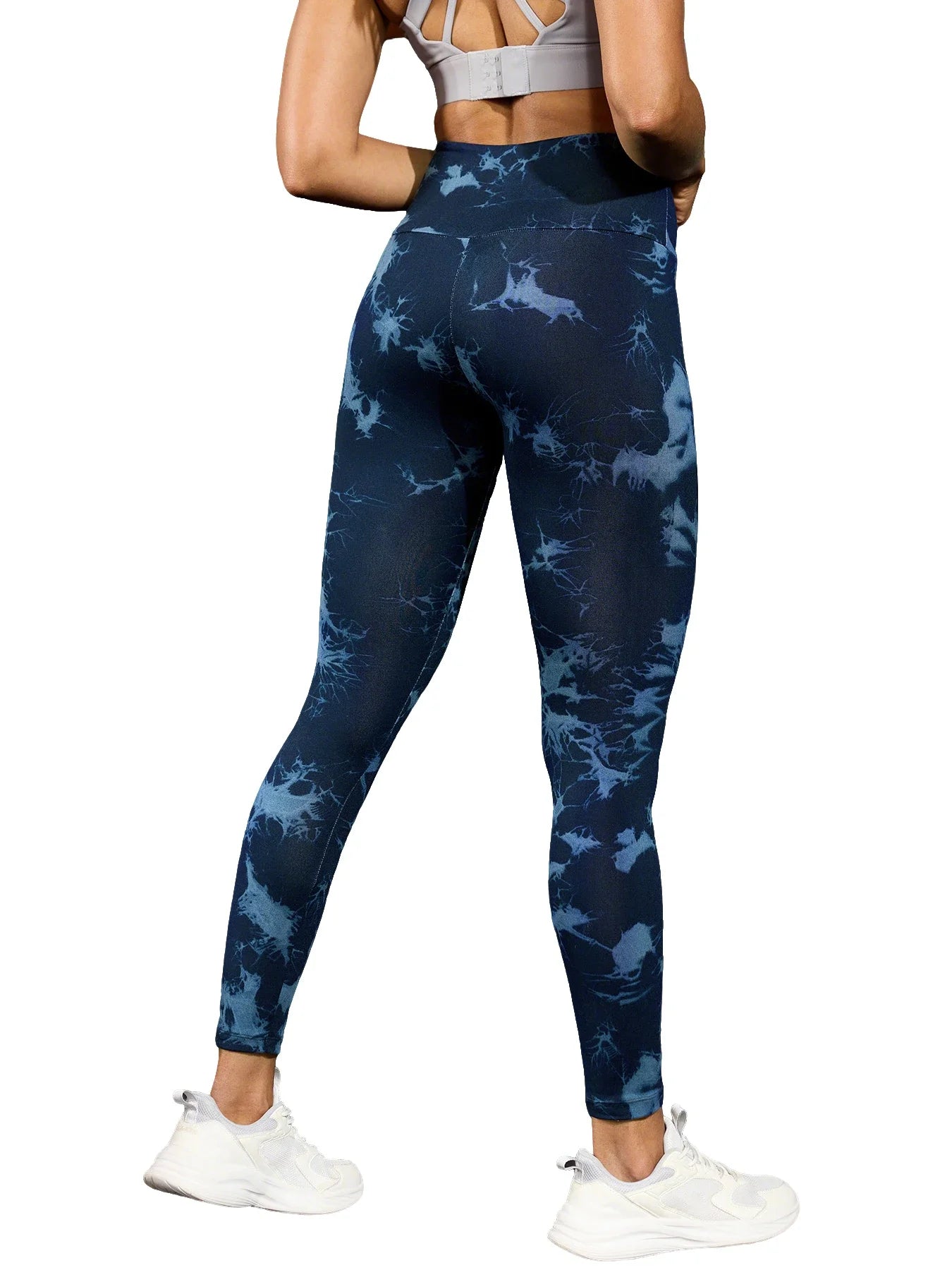 UltraSoft Tie Dye High Waisted Yoga Workout Leggings - IRON GODDESS