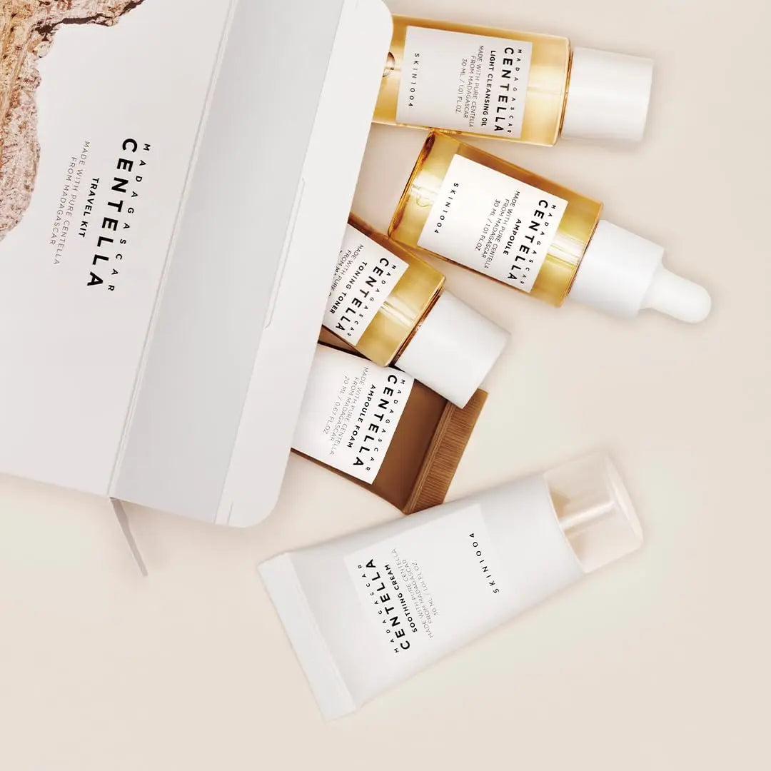 Madagascar Centella Travel Set Essential Soothing Skincare Routine - IRON GODDESS
