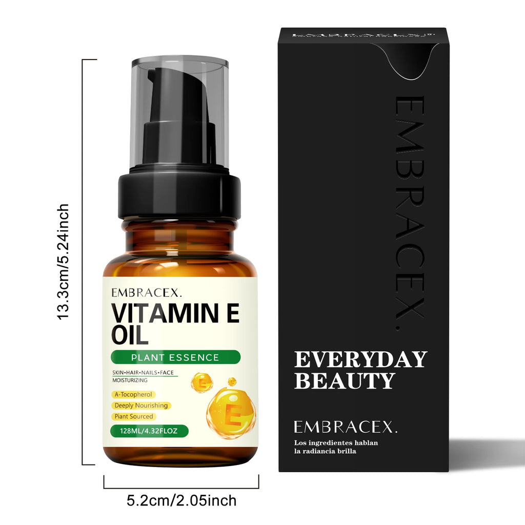 Pure Vitamin E Oil Natural Skincare Hair Nail  Massage Gift - IRON GODDESS