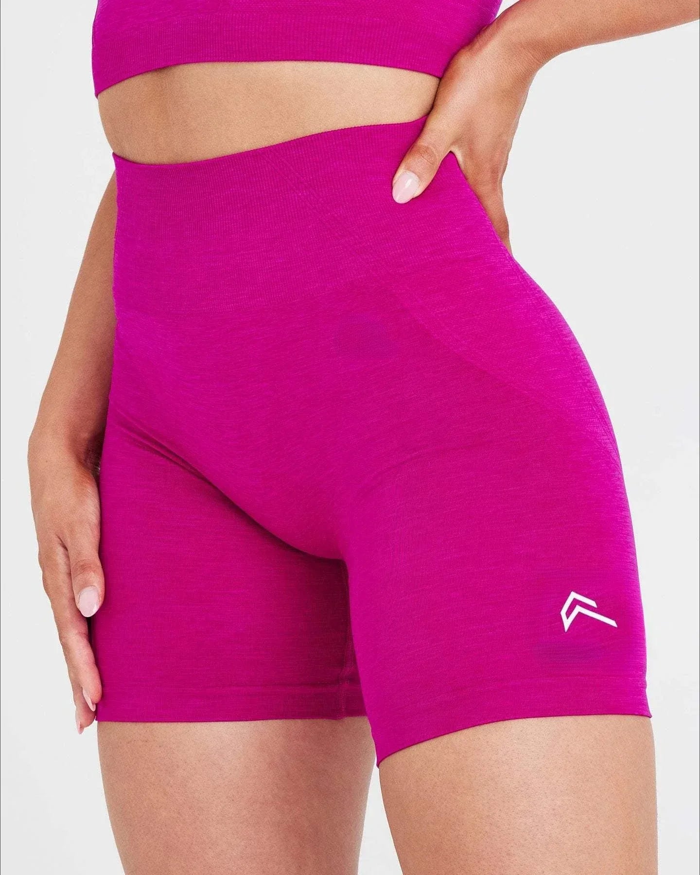 Oner Active Effortless Seamless Shorts Yoga Shorts Women Silicone Printed Sport Shorts Low Ribbed Band Scrunch Butt Shorts - IRON GODDESS
