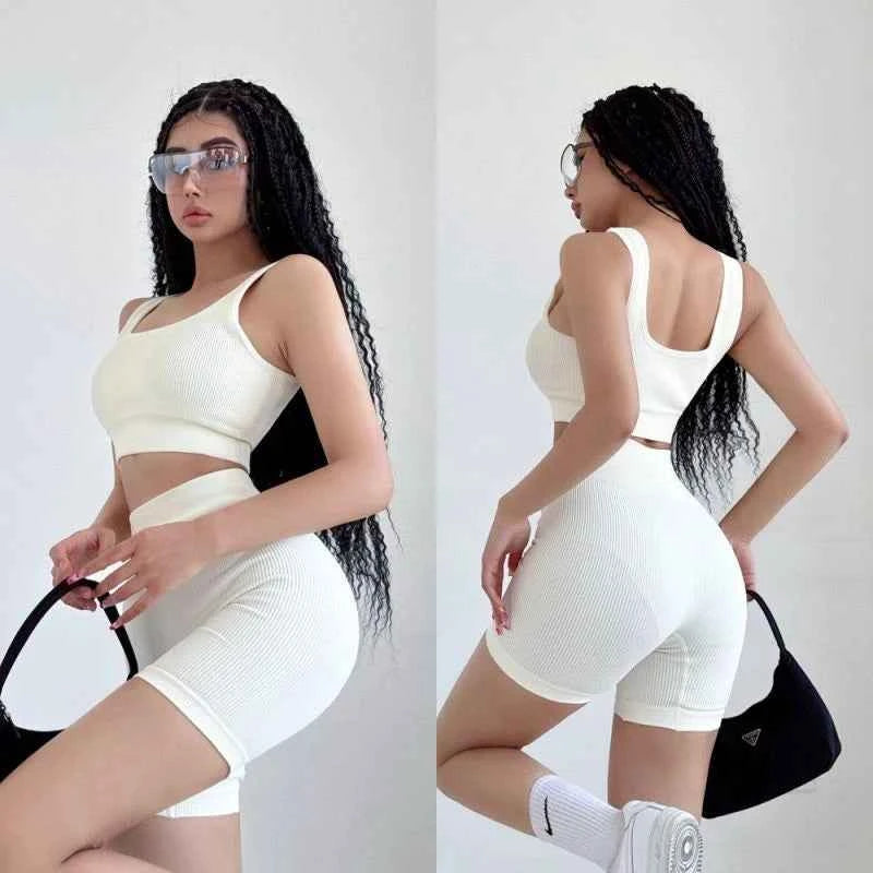 HighWaist Soft Yoga Workout Running Cycling Shorts