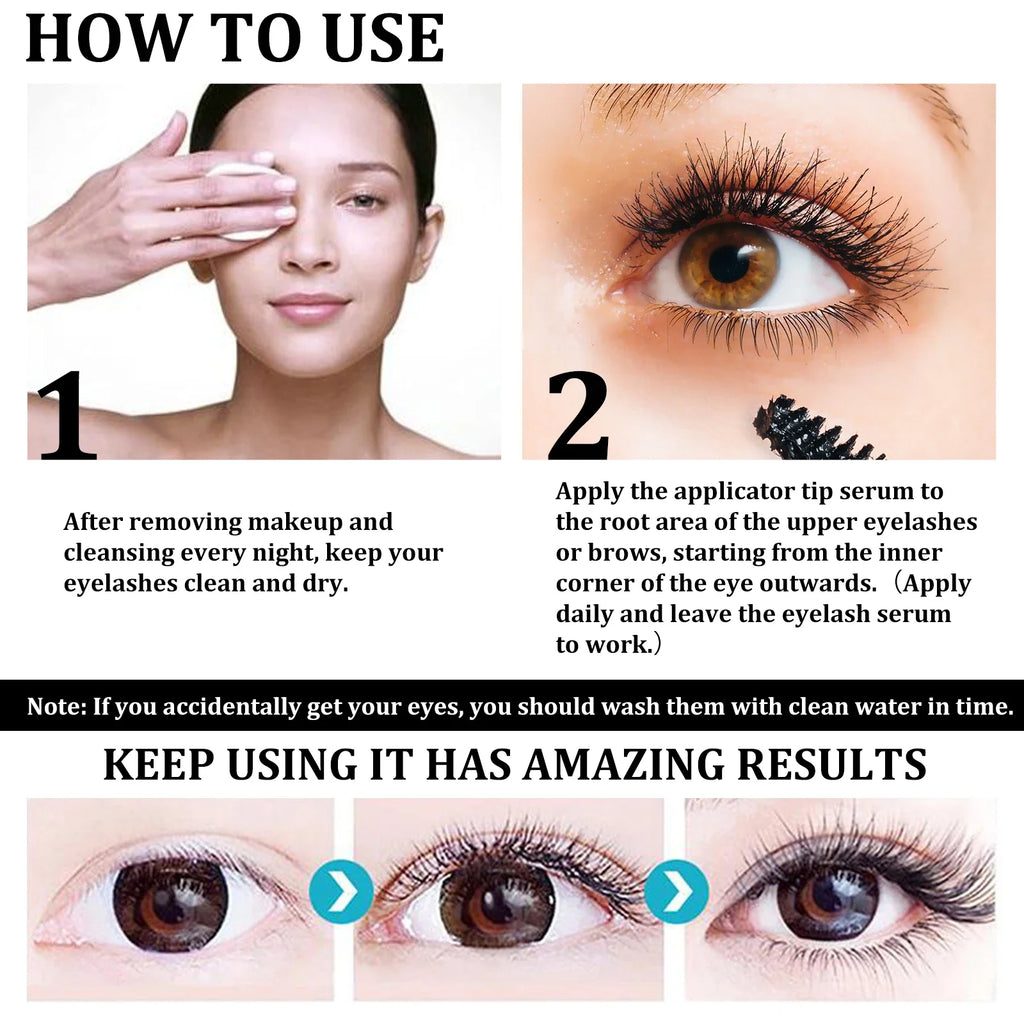 Eyebrows Natural Thick Slender Curl Curl Moist Natural Castor Oil Growth Liquid Serum Extension Eyelash Female Makeup Product - IRON GODDESS