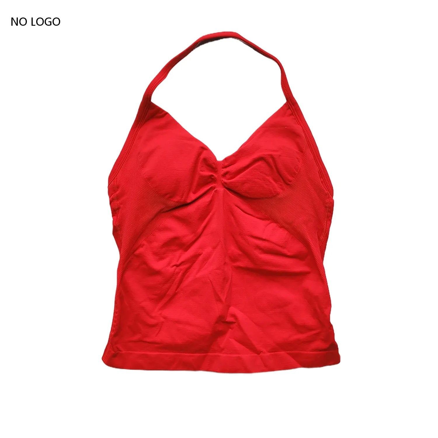 ARFTE Longline Strappy Gym Top Backless Gym Clothes Women Scrunch Built-in Bra With Removable Cups Yoga Tank Tops - IRON GODDESS