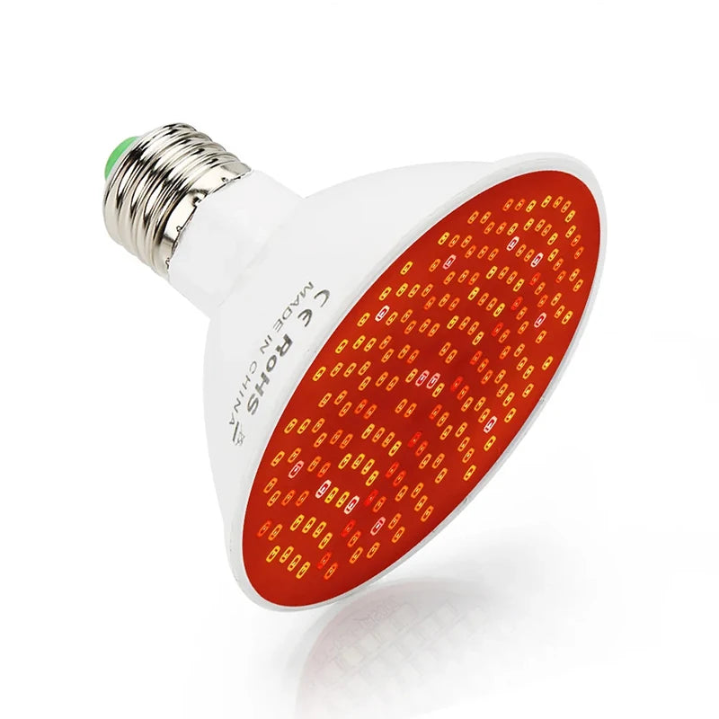 Red Light Therapy Bulb with Clip Skin Care  Pain Relief - IRON GODDESS