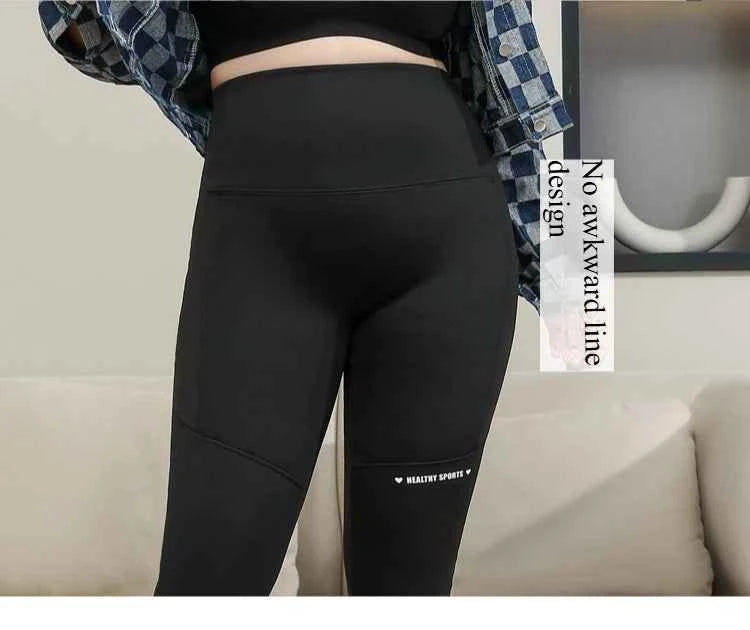 Plus Size Shark Pants HighWaisted ButtLifting Yoga Tights