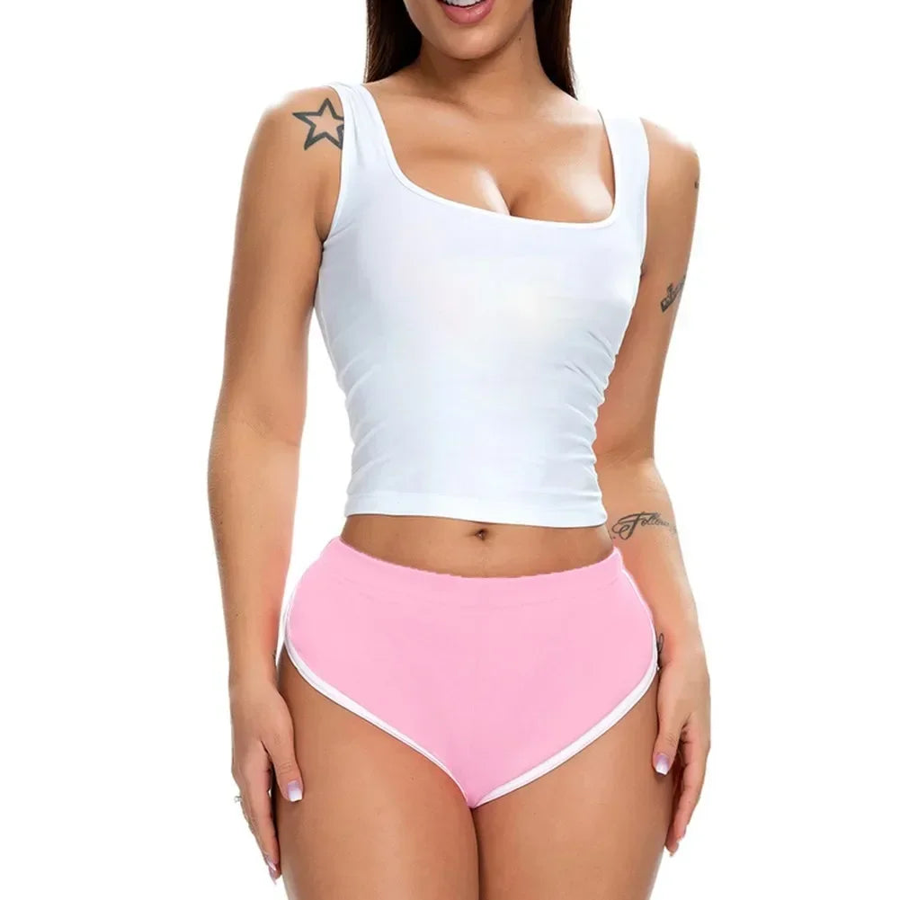 Women's Shorts Summer Casual Loose Yoga Sport Gym Fitness Workout Hot Pants Push Up Training Tights Pocket Short Woman Clothing - IRON GODDESS