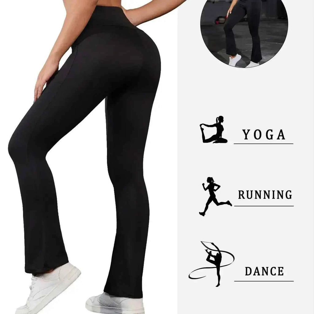 Super Soft High Waisted Tummy Control Flare Yoga Pants