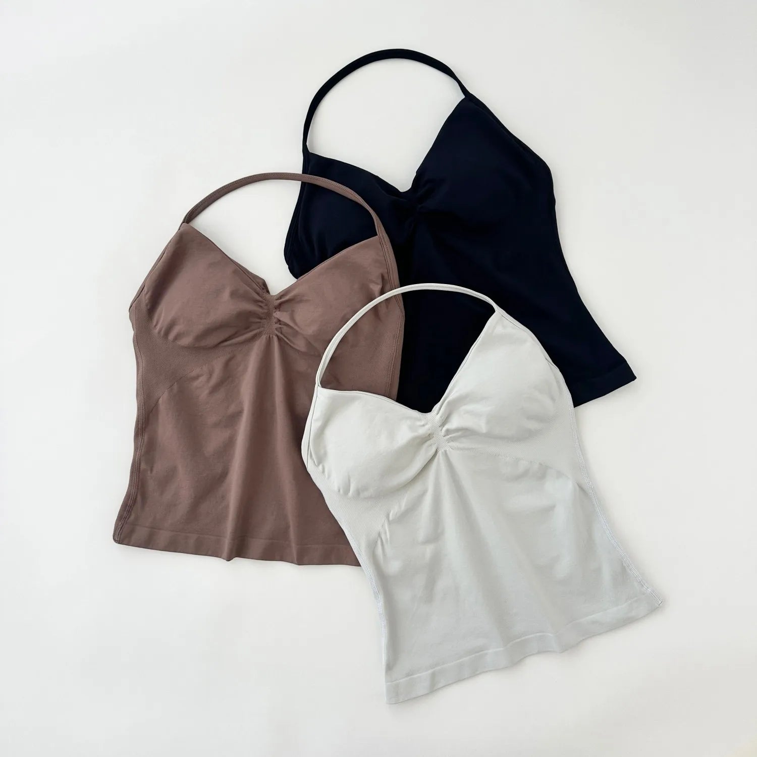 ARFTE Longline Strappy Gym Top Backless Gym Clothes Women Scrunch Built-in Bra With Removable Cups Yoga Tank Tops - IRON GODDESS