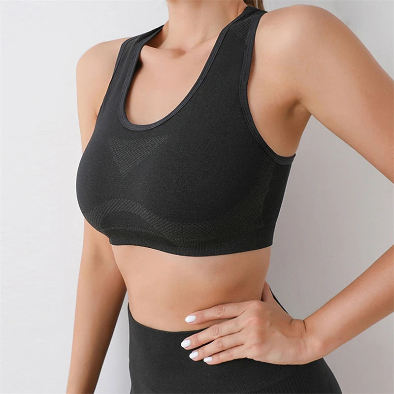 Seamless Women Yoga Set Workout Shirts Sport Shorts Bra Gym Suits Fitness Shorts Crop Top High Waist Running Sports Sets - IRON GODDESS