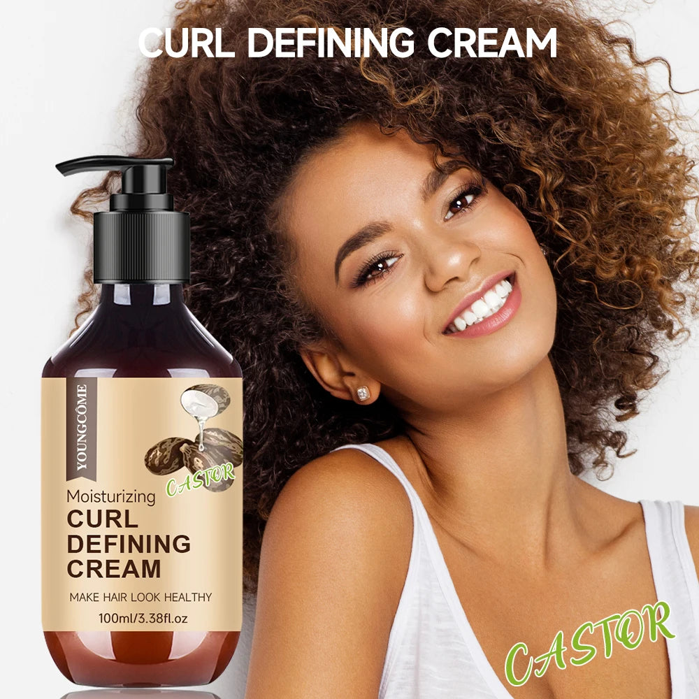 Castor Oil Curl Activator Defined HumidityResistant NonGreasy Coils - IRON GODDESS