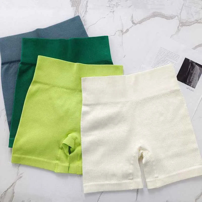 HighWaist Soft Yoga Workout Running Cycling Shorts