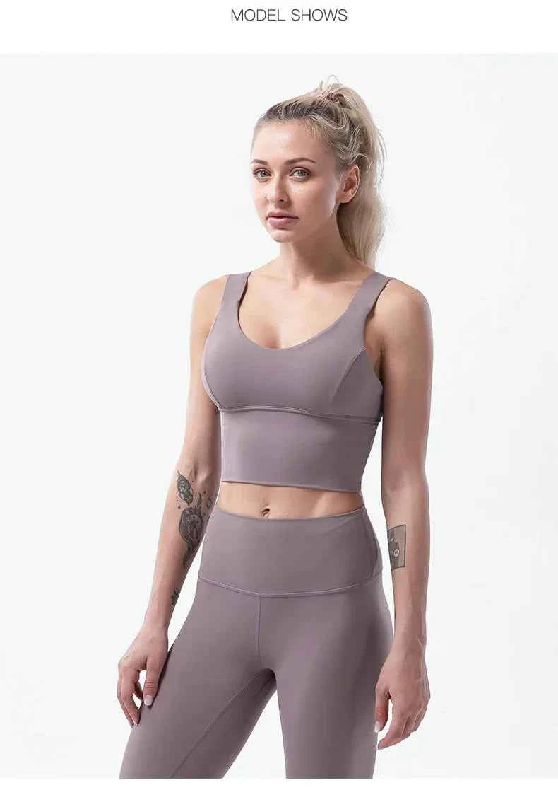 Naked-Feel Yoga Set Yoga Leggings Set Women Fitness Suit For Yoga Clothes High Waist Gym Sexy Sport Wear Outdoor Active Bras👚👚