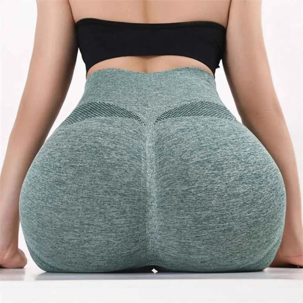 Comfortable Slim Fit Women Yoga Shorts High Waist Lift Butt Fitness Leggings Breathable Elastic Sports Underwear Gym