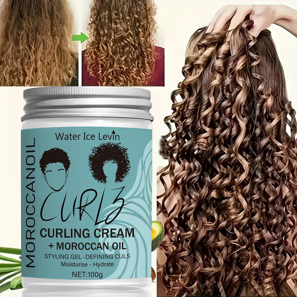 Hydrating Coconut Curling Cream Soft Shiny FrizzFree Curls - IRON GODDESS