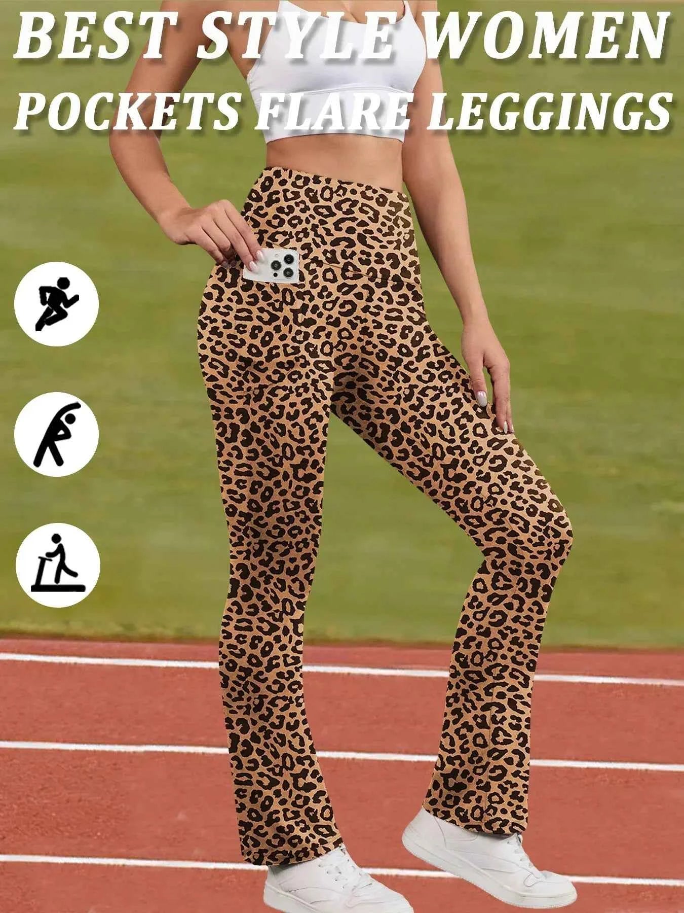 Super Soft High Waisted Tummy Control Flare Yoga Pants