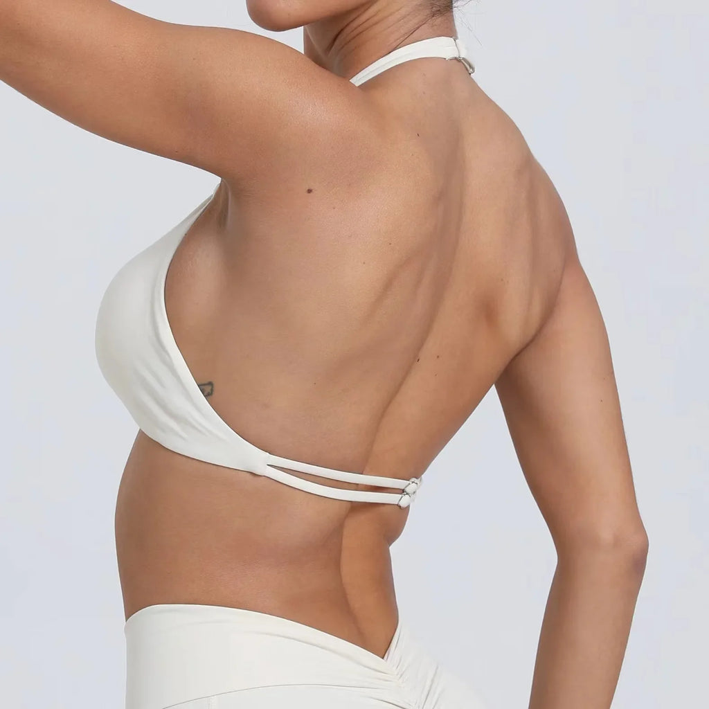 Sport Bra 2025 New Sports Women Yoga Set Clothers GYM Crop Top Home Fitness Workout Underwear Dancing Vest Running Bike Shirt - IRON GODDESS