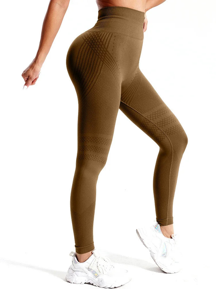 Seamless High Waist Yoga Leggings Ultimate Comfort  Fit - IRON GODDESS