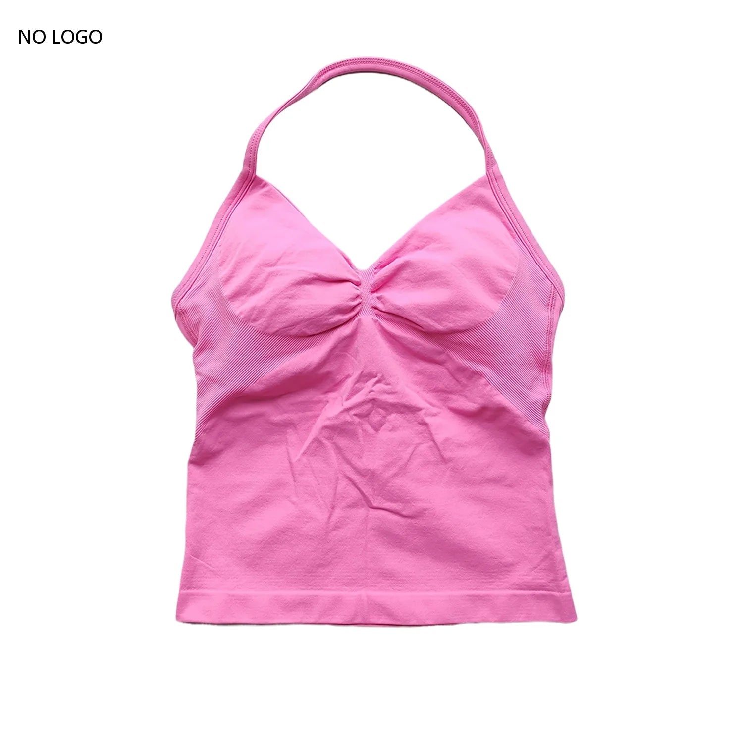ARFTE Longline Strappy Gym Top Backless Gym Clothes Women Scrunch Built-in Bra With Removable Cups Yoga Tank Tops - IRON GODDESS