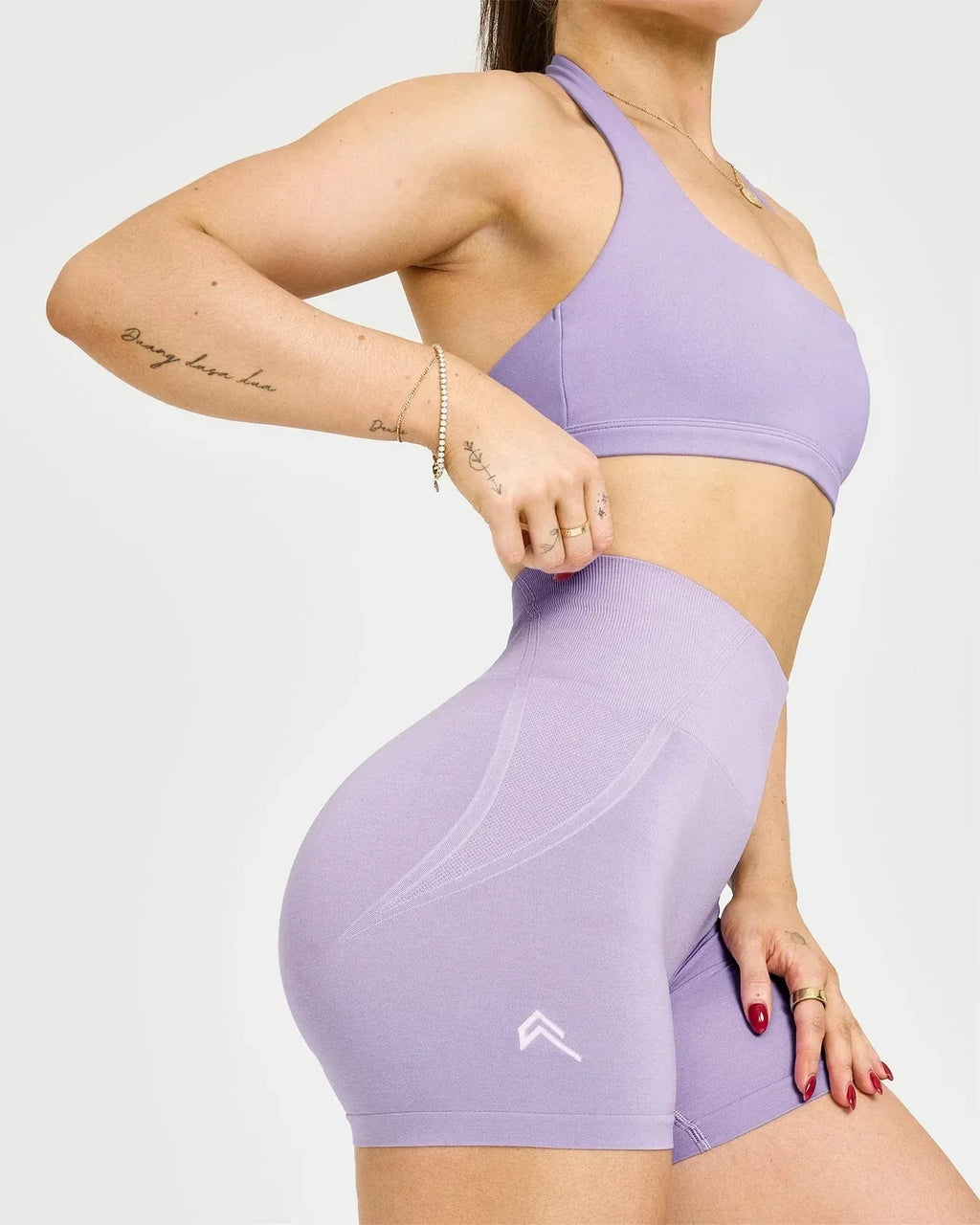 Oner Active Effortless Seamless Shorts Yoga Shorts Women Silicone Printed Sport Shorts Low Ribbed Band Scrunch Butt Shorts - IRON GODDESS