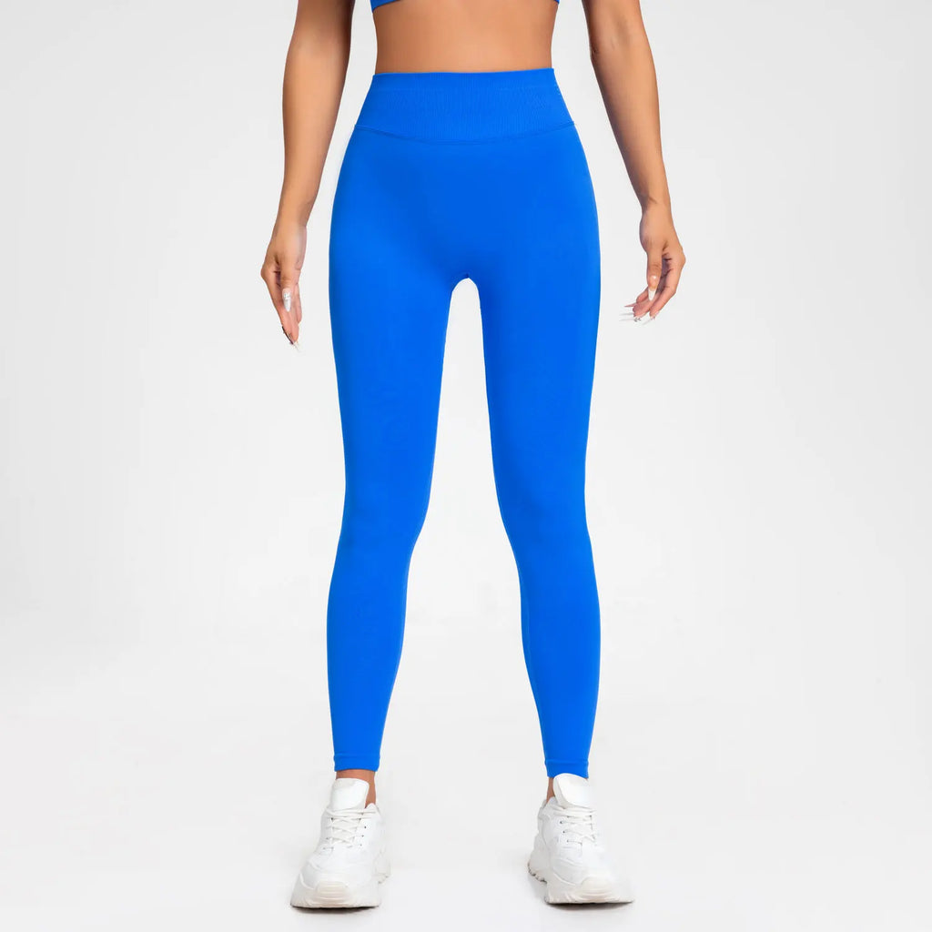 NCLAGEN Impact Leggings Women Seamless Sports Yoga Pants Low Ribbed Band Gym clothes Fitness Workout wear Scrunch Bum Tights - IRON GODDESS