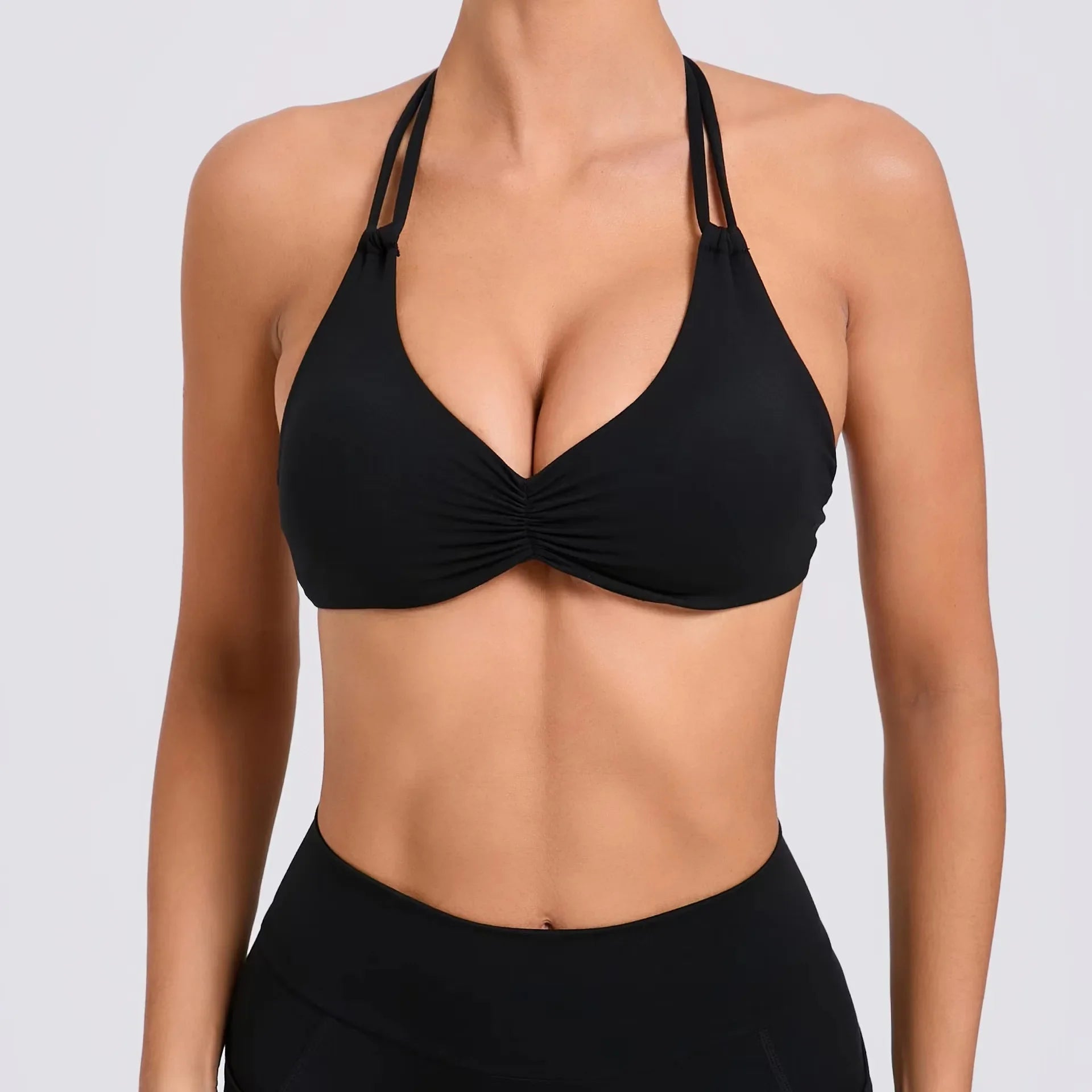 Sport Bra 2025 New Sports Women Yoga Set Clothers GYM Crop Top Home Fitness Workout Underwear Dancing Vest Running Bike Shirt - IRON GODDESS