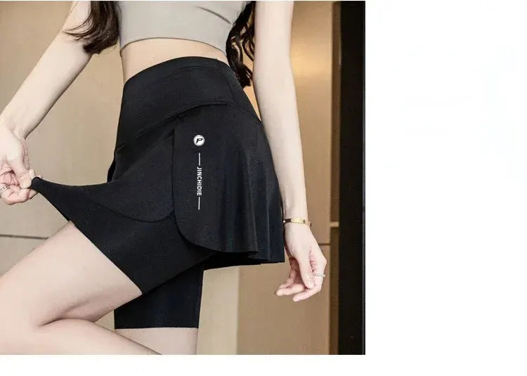 Brand Women Quick Dry Yoga Set Summer Lightweight Sport Outfit 2 in 1 Fitness Shorts Suit 2 Piece Running Sets Workout Clothes - IRON GODDESS