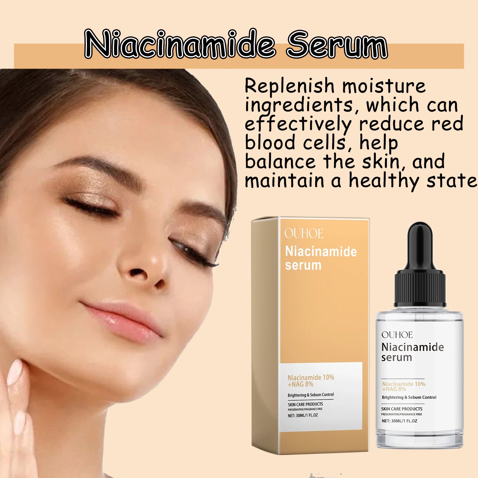 Firming Brightening Face Serum Hydrates Renews Controls Oil - IRON GODDESS