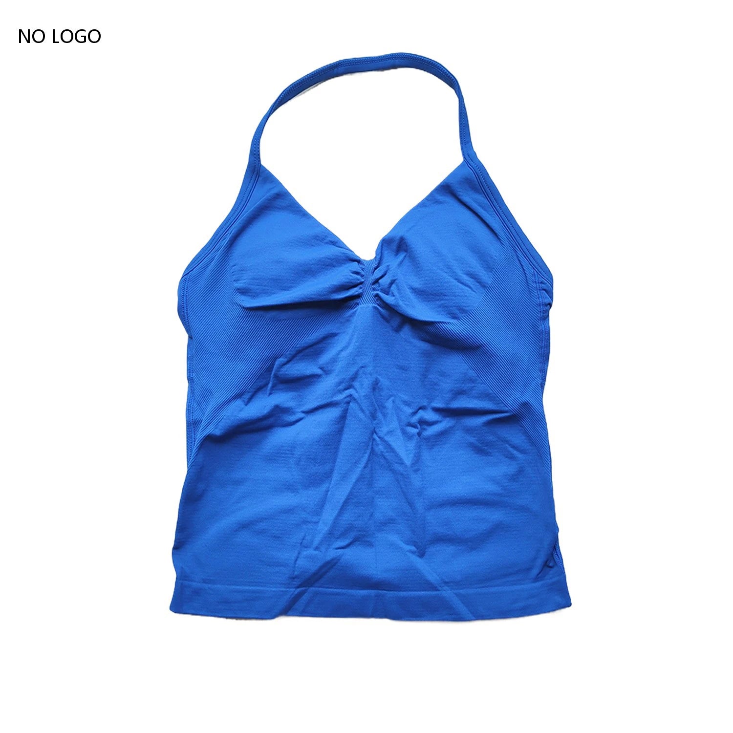 ARFTE Longline Strappy Gym Top Backless Gym Clothes Women Scrunch Built-in Bra With Removable Cups Yoga Tank Tops - IRON GODDESS