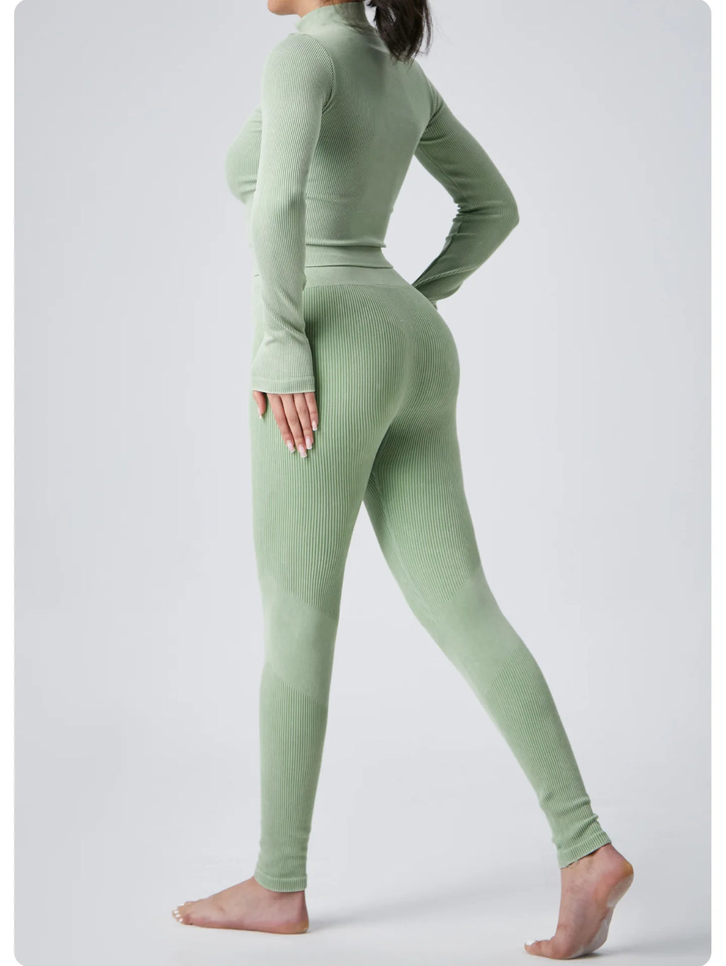 Ultra-stretchy Fleece Sports Suit - Long Pants & Long Sleeves - All-in-one Fitness Set for Cycling, Hiking & Ball Sports - IRON GODDESS