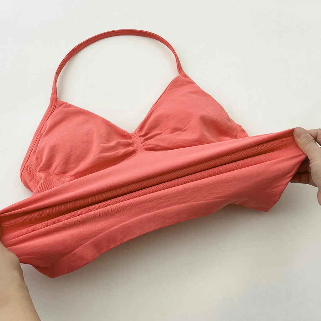 ARFTE Longline Strappy Gym Top Backless Gym Clothes Women Scrunch Built-in Bra With Removable Cups Yoga Tank Tops - IRON GODDESS