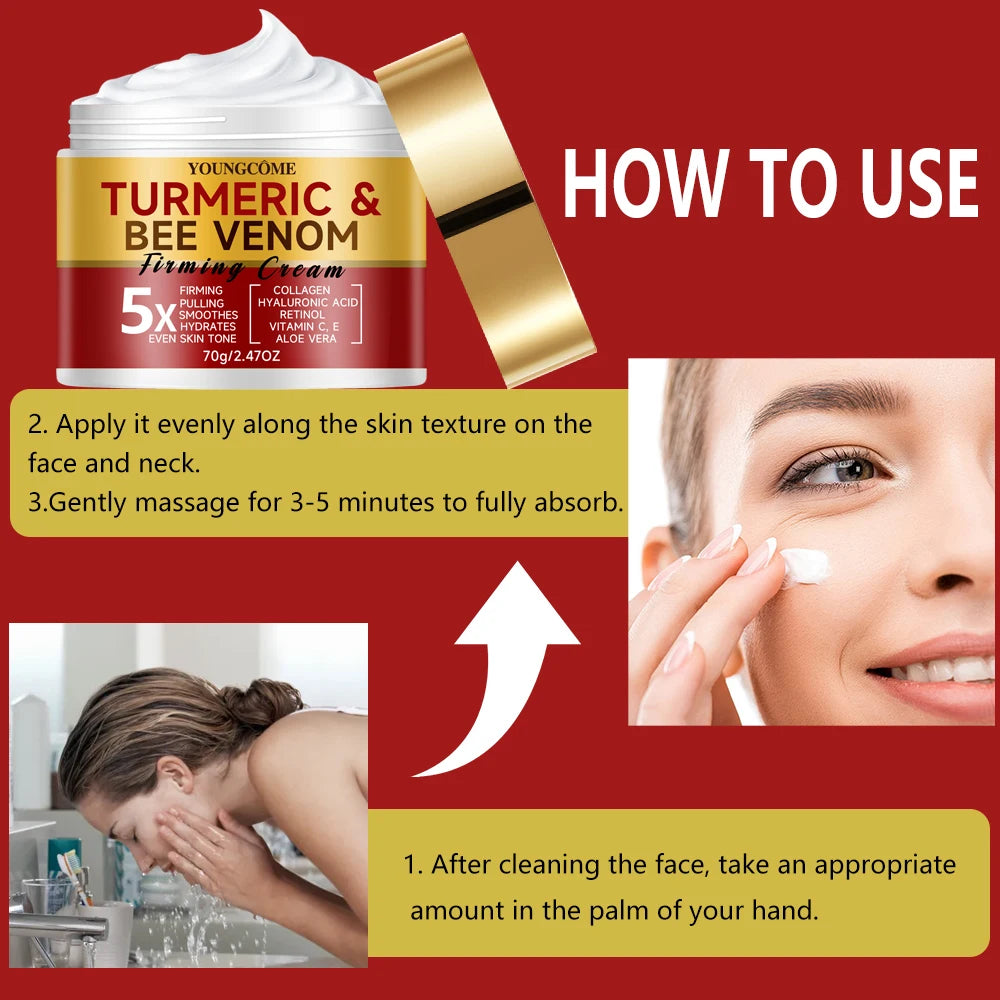 Turmeric Bee Venom Lift Firm and Smooth Skin - IRON GODDESS