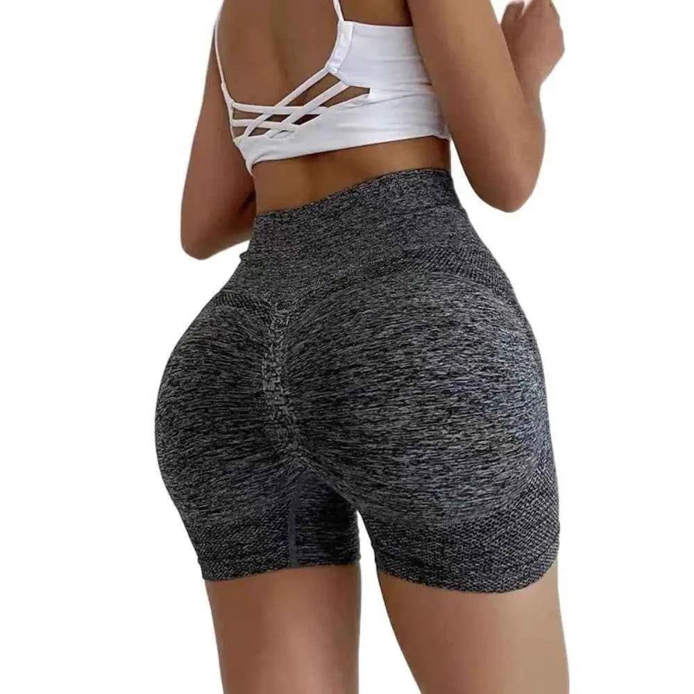 Seamless High Waist Slim Fit Yoga Shorts for Women