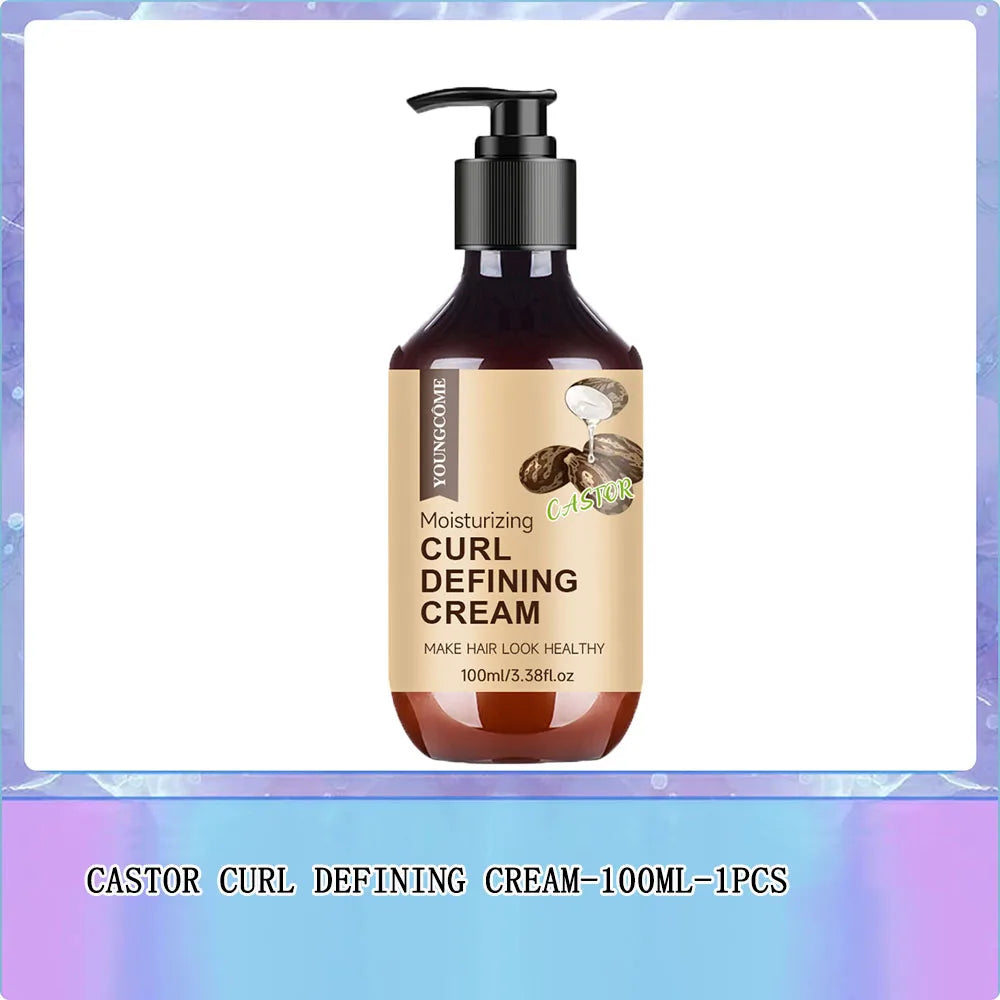 Castor Oil Curl Activator Defined HumidityResistant NonGreasy Coils - IRON GODDESS