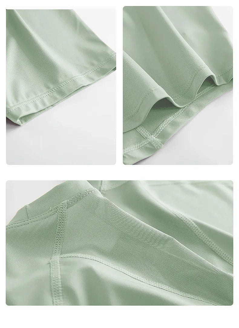 Brand Women Quick Dry Yoga Set Summer Lightweight Sport Outfit 2 in 1 Fitness Shorts Suit 2 Piece Running Sets Workout Clothes - IRON GODDESS